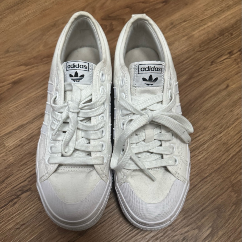 Adidas Classic White Trainers